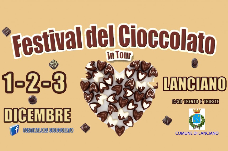 Festival del Cioccolato: dall'1 al 3 dicembre a Lanciano torna la dolcezza 