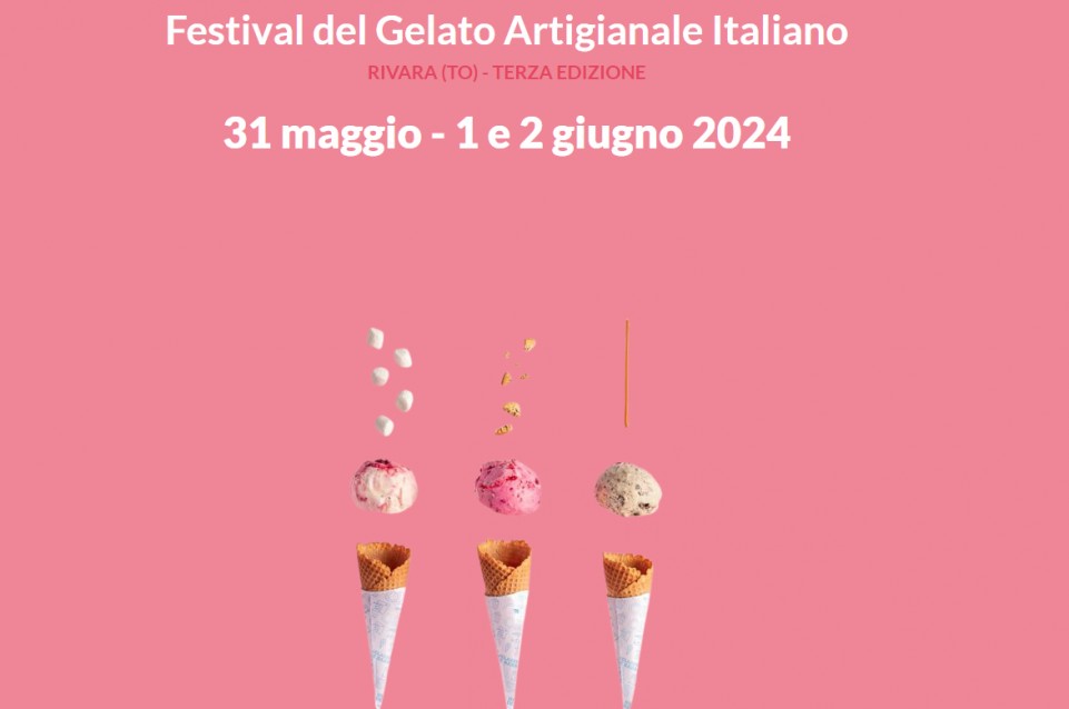 Festival del Gelato: dal 31 maggio al 4 giugno a Rivara