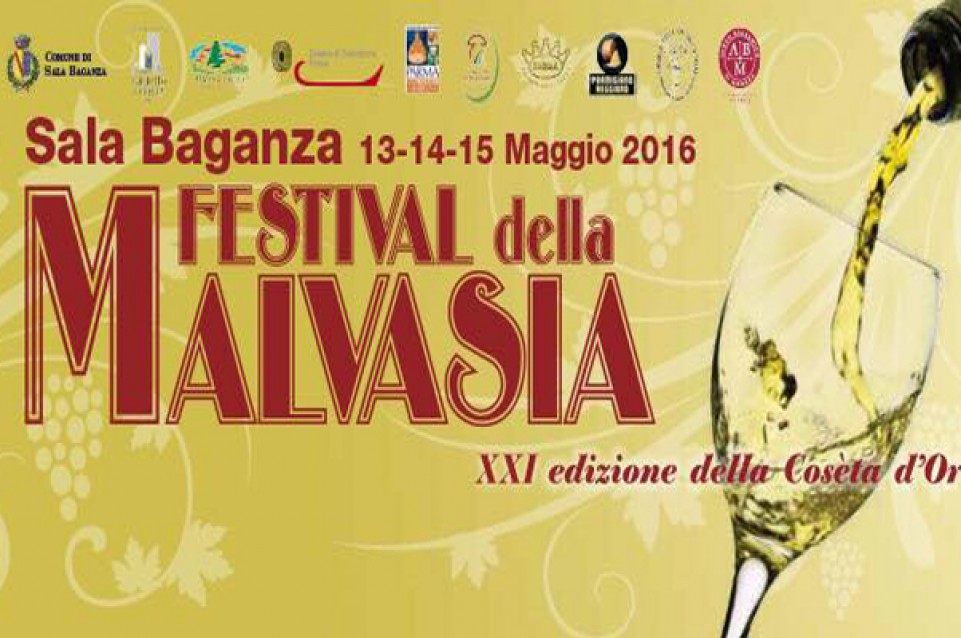 Festival della Malvasia: dal 13 al 15 maggio a Sala Baganza 