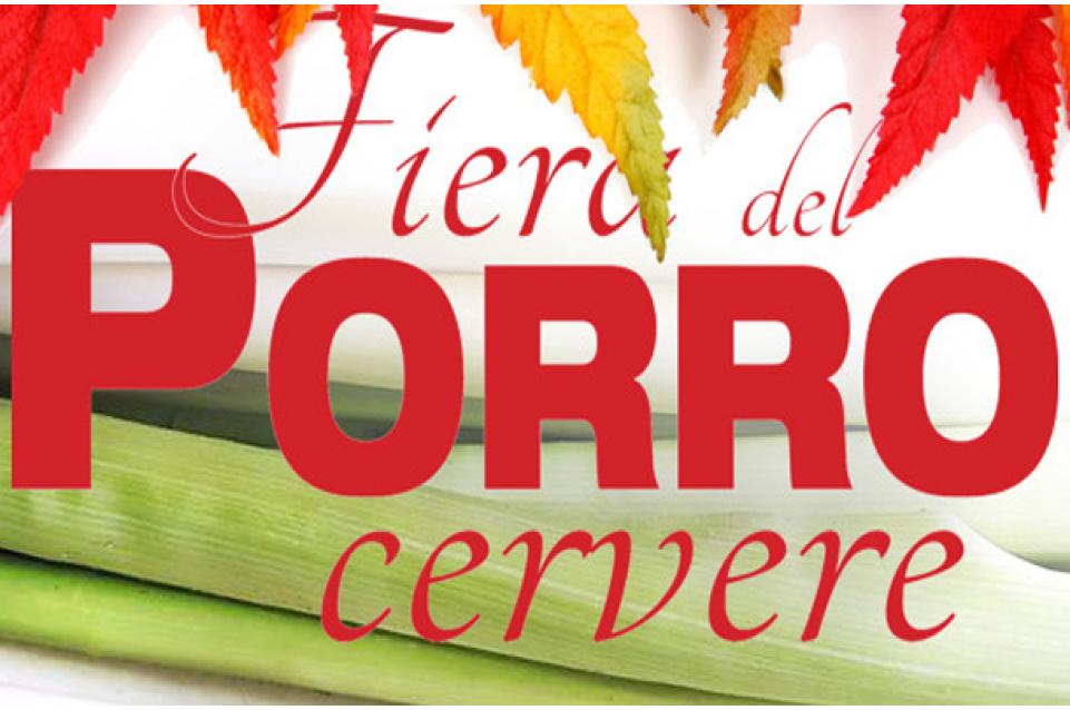 Fiera del Porro: dall'11 al 26 novembre a Cervere