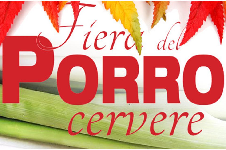 Fiera del Porro: dal 9 al 24 novembre a Cervere 