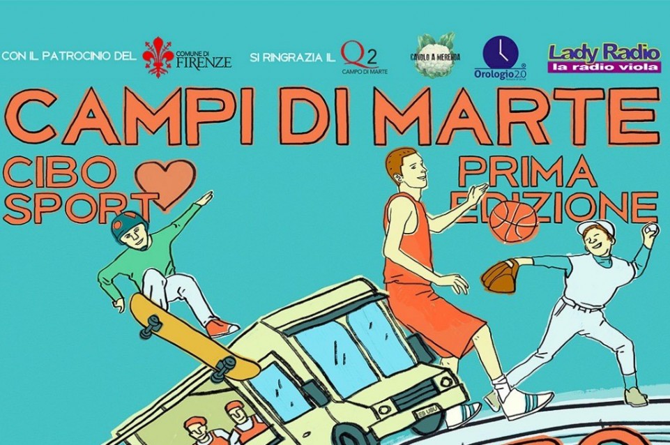 Dal 7 al 9 aprile a Firenze cibo e sport si incontrano ai "Campi di Marte" 