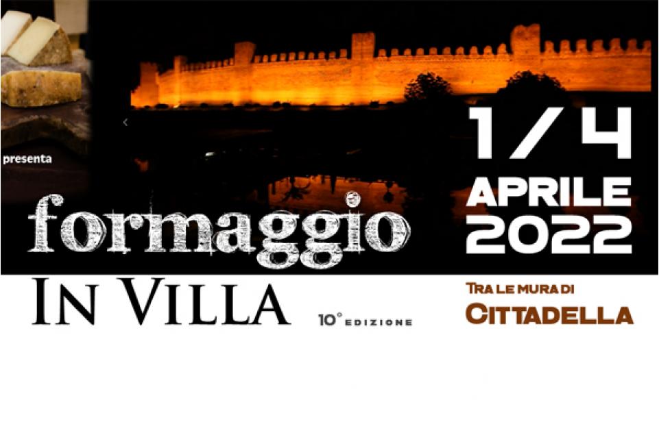 Formaggio in villa: dall'1 al 4 aprile a Cittadella 