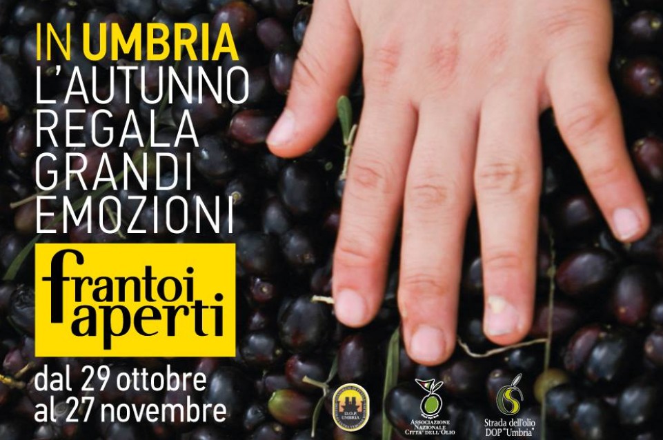 Dal 28 ottobre al 26 novembre nei borghi umbri torna "Frantoi Aperti" 