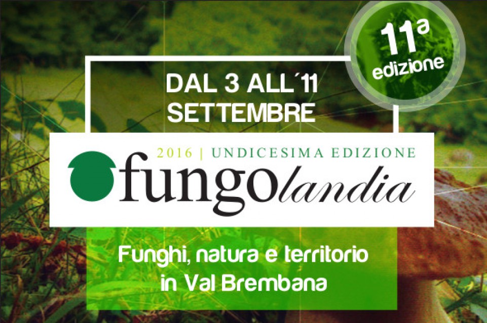 Dal 3 al 11 settembre torna Fungolandia: appuntamento col Fungo e il suo mondo in Val Brembana 