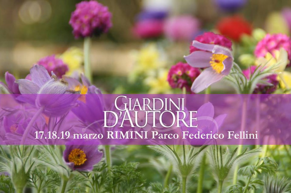 Giardini d'Autore: al Parco Federico Fellini di Rimini dal 17 al 19 marzo