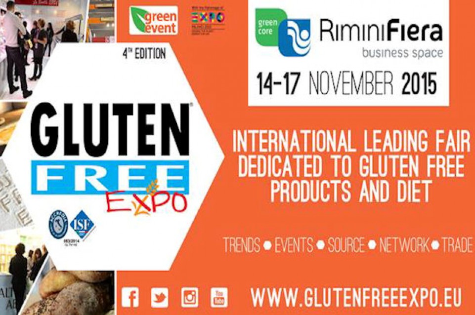 Gluten Free Expo: dal 14 al 17 novembre a Rimini Gluten Free Expo: dal 14 al 17 novembre a Rimini