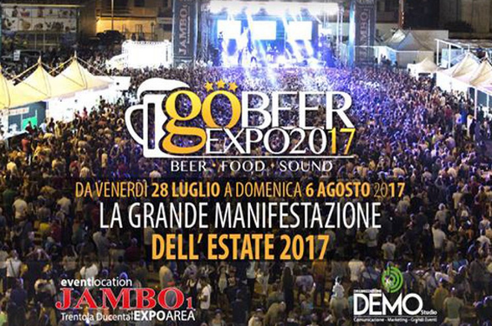 GoBeer Expo: dal 28 luglio al 6 agosto a Trentola Ducenta 