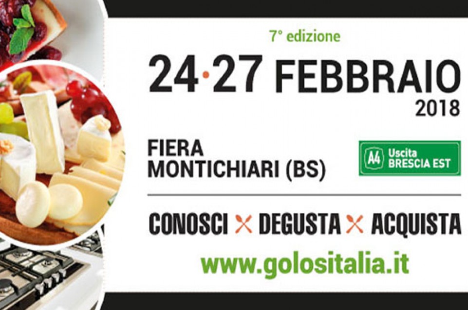 Golositalia: dal 24 al 27 febbraio a Montichiari