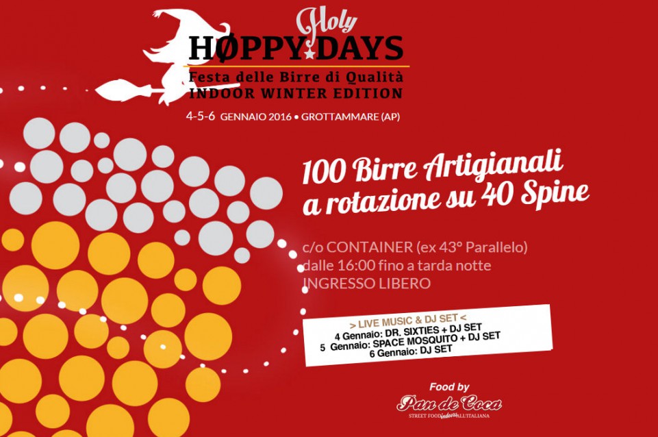 Dal 4 al 6 gennaio a Grottammare arriva "Høppy holyDays" 2016 Dal 4 al 6 gennaio a Grottammare arriva "Høppy holyDays" 2016