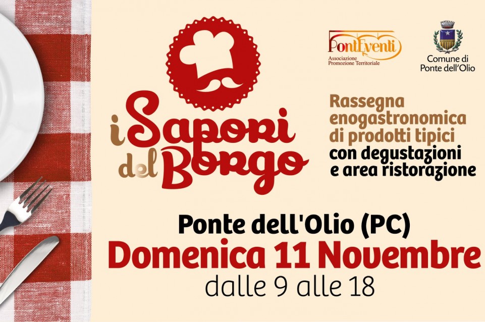 I sapori del borgo: il 10 novembre a Ponte dell'Olio