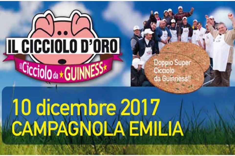 Il Cicciolo d'Oro: il 10 dicembre a Campagnola Emilia arriva la XVIII edizione