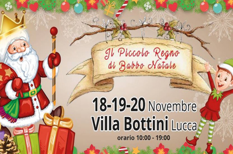 Il Piccolo Regno di Babbo Natale: dal 19 al 20 novembre a Lucca