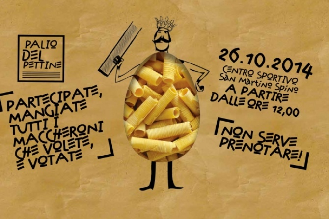 Domenica 26 ottobre a Mirandola torna "Il Palio del Pettine" Domenica 26 ottobre a Mirandola torna "Il Palio del Pettine"