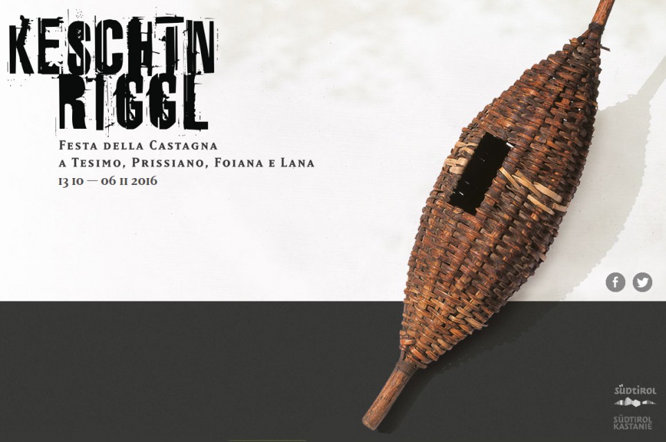 Keschtnriggl - Festa della castagna: dal 13 ottobre al 6 novembre a Lana e dintorni Keschtnriggl - Festa della castagna: dal 13 ottobre al 6 novembre a Lana e dintorni