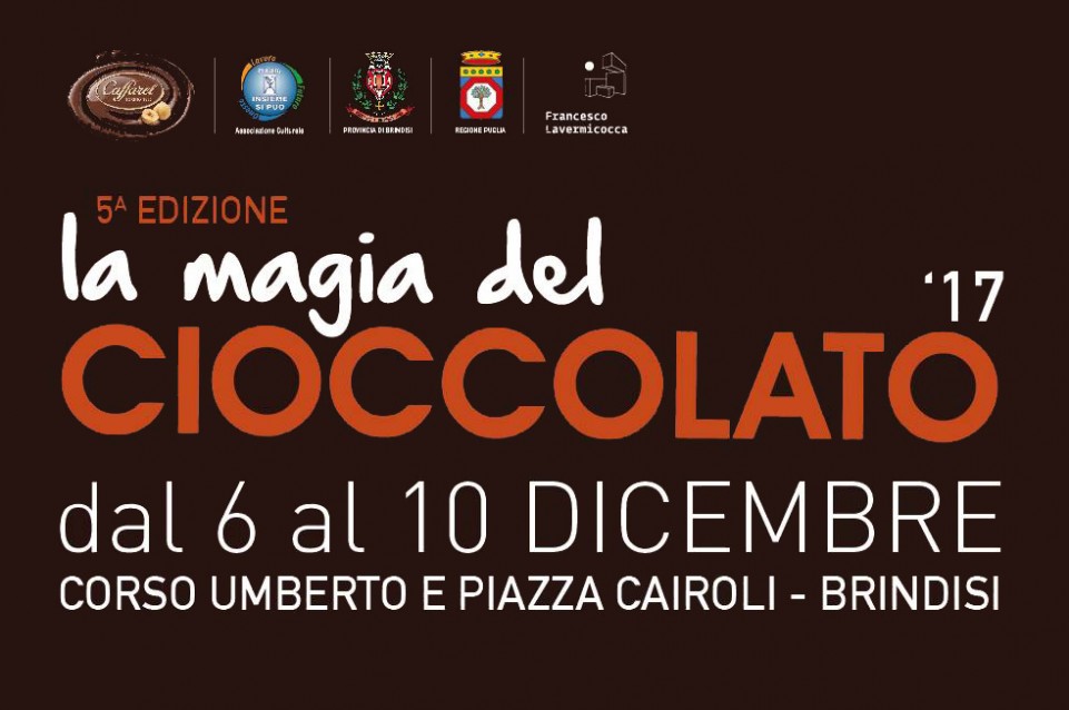 La Magia del Cioccolato: dal 6 al 10 dicembre a Brindisi