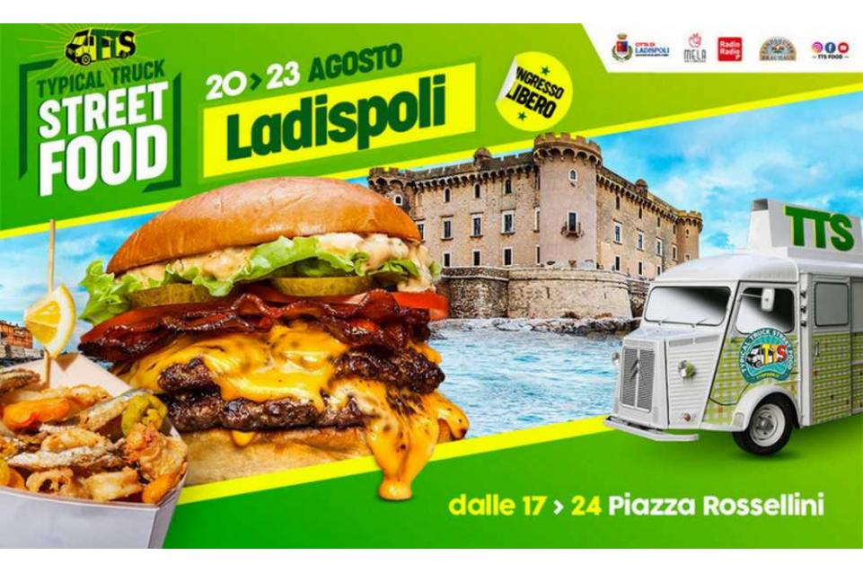 Dal 20 al 23 agosto a Ladispoli appuntamento con lo street food  