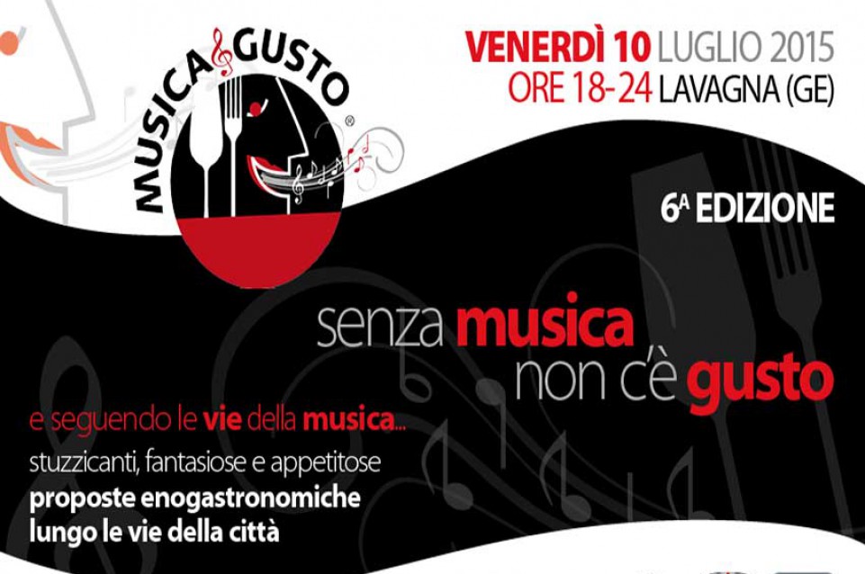 Il 10 luglio a Lavagna la serata è all'insegna di "Musica e Gusto"