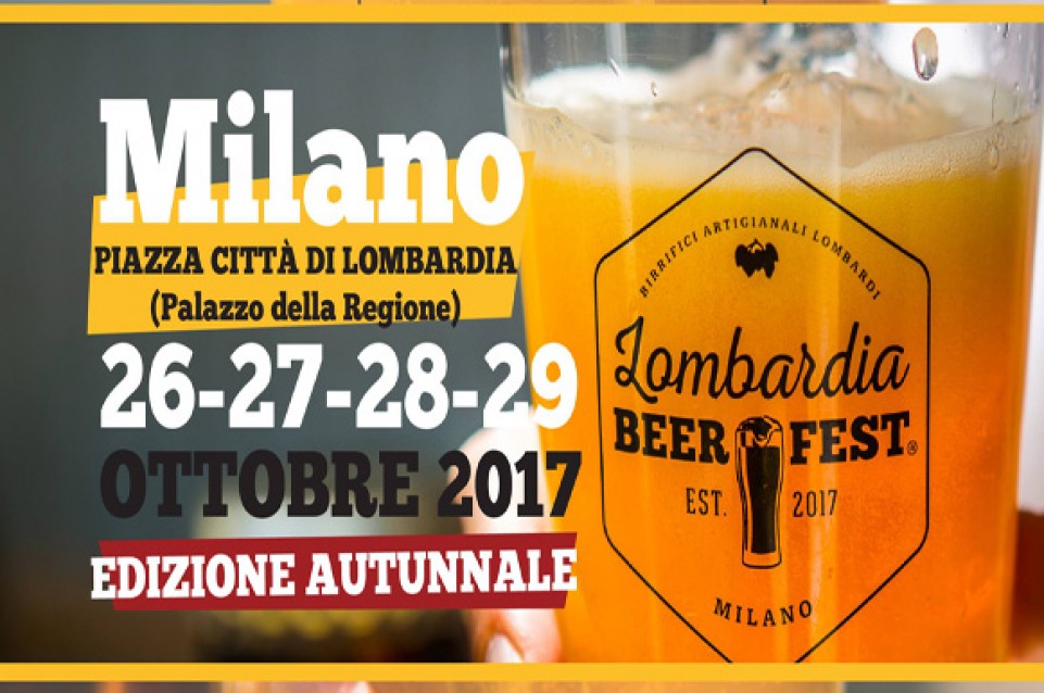 Lombardia Beer Fest: dal 26 al 29 ottobre a Milano si celebra la birra artigianale