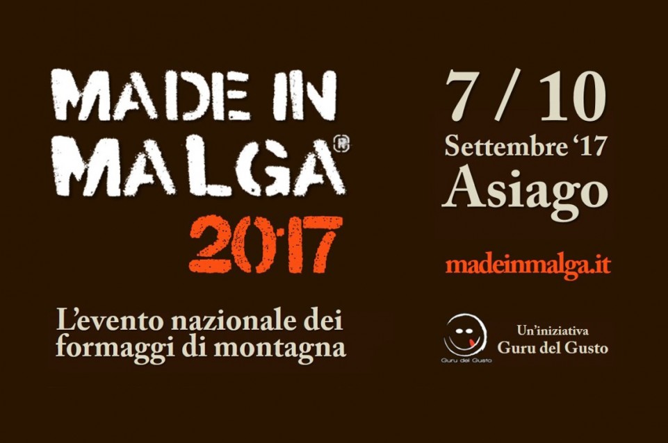 Made in Malga: ad Asiago dal 7 al 10 settembre 