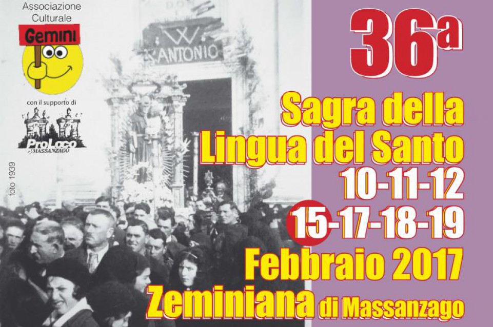 A Massanzago dal 10 al 19 febbraio vi aspetta la "Sagra della Lingua del Santo"