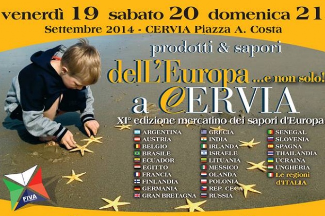 Mercato Europeo: i sapori dell'Europa dal 19 al 21 settembre a Cervia Mercato Europeo: i sapori dell'Europa dal 19 al 21 settembre a Cervia
