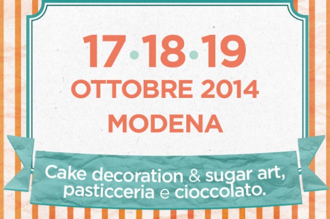 Dal 17 al 19 ottobre a Modena Cake Decoration e Sugar art con "Re di Torte" Dal 17 al 19 ottobre a Modena Cake Decoration e Sugar art con "Re di Torte"