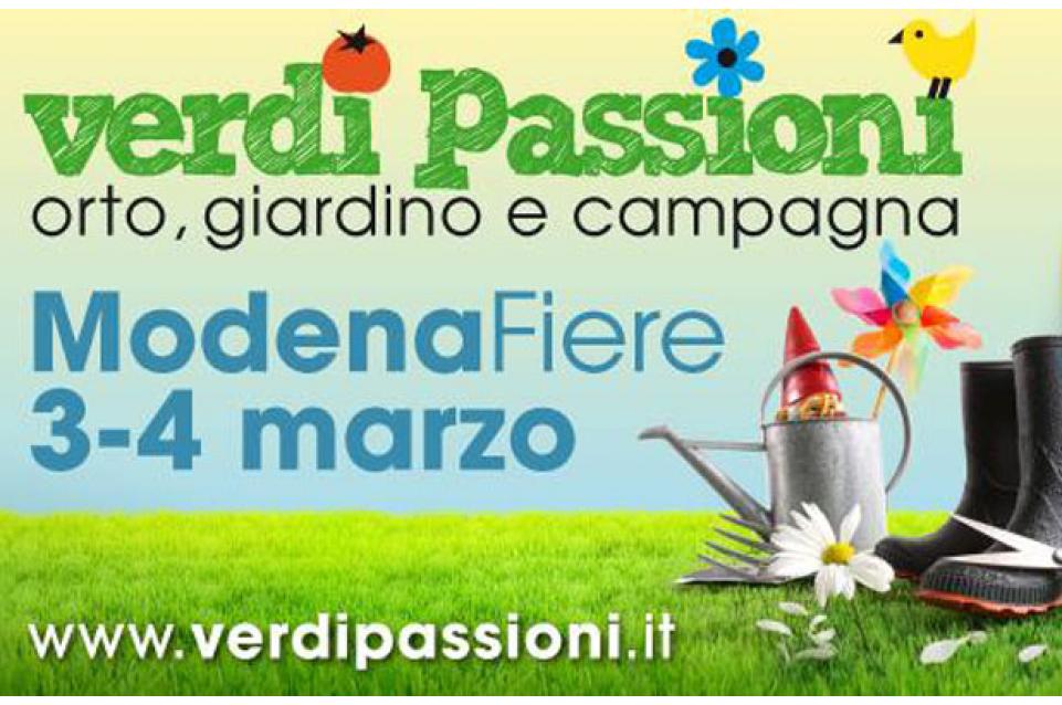 Il 3 e 4 marzo a Modena Fiere vi aspetta "Verdi Passioni"