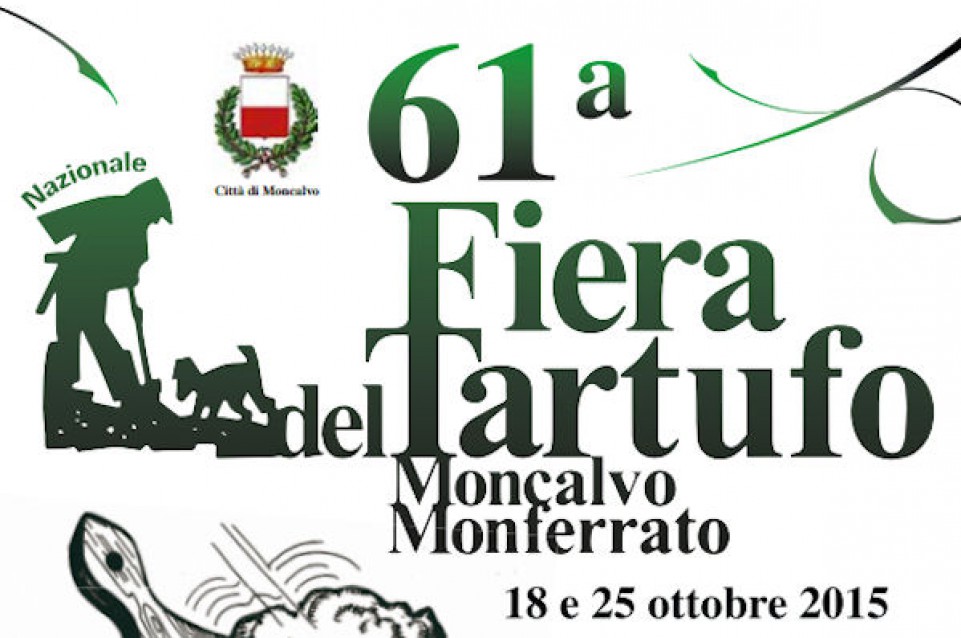 Il 18 e il 25 ottobre a Moncalvo arriva la "Fiera Nazionale del Tartufo"