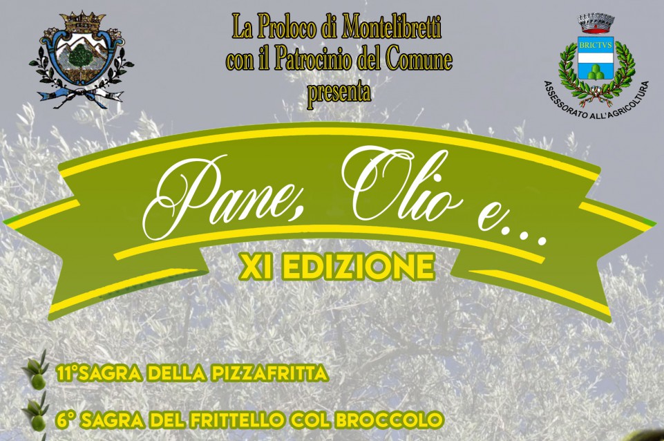A Montelibretti il 21 e 22 novembre vi aspetta "Pane, olio e…" A Montelibretti il 21 e 22 novembre vi aspetta "Pane, olio e…"