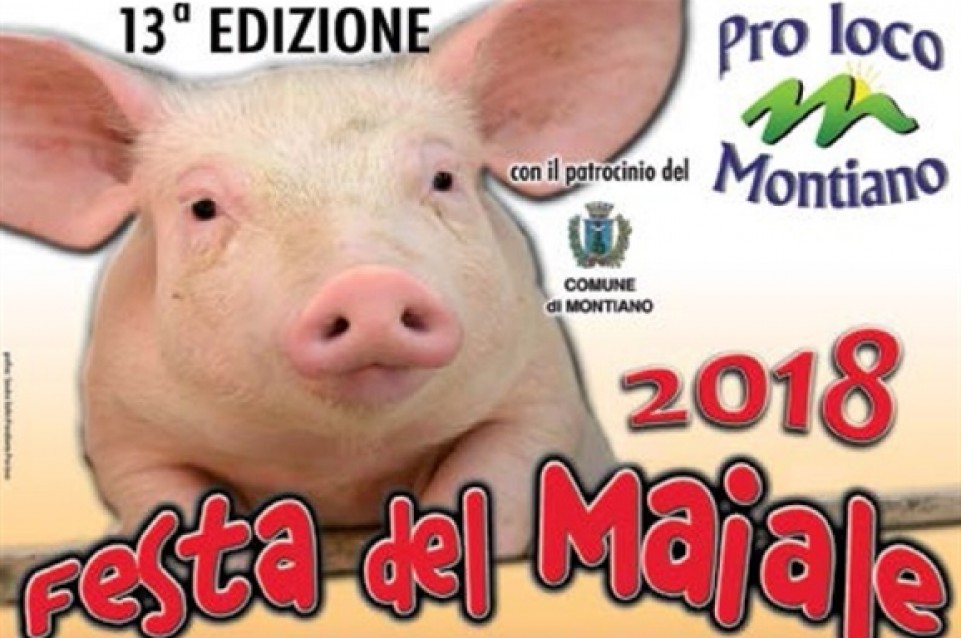 Il 28 gennaio a Montiano appuntamento con la Festa del Maiale 