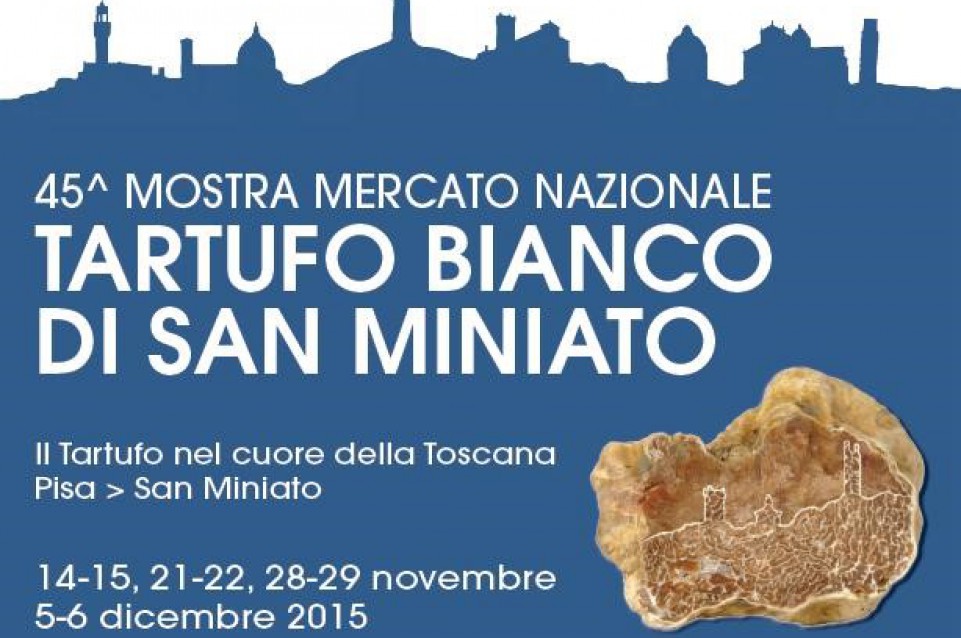 Novembre si fa gustoso con la Mostra Mercato Nazionale del Tartufo Bianco di San Miniato Novembre si fa gustoso con la Mostra Mercato Nazionale del Tartufo Bianco di San Miniato