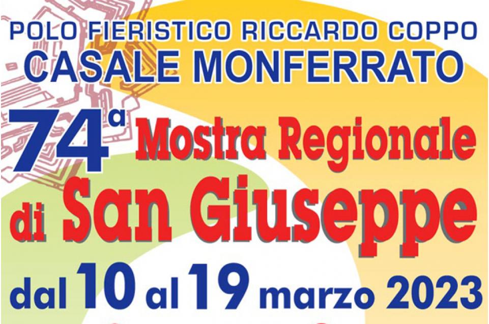 Mostra Regionale di San Giuseppe: dal 10 al 19 marzo a Casale Monferrato