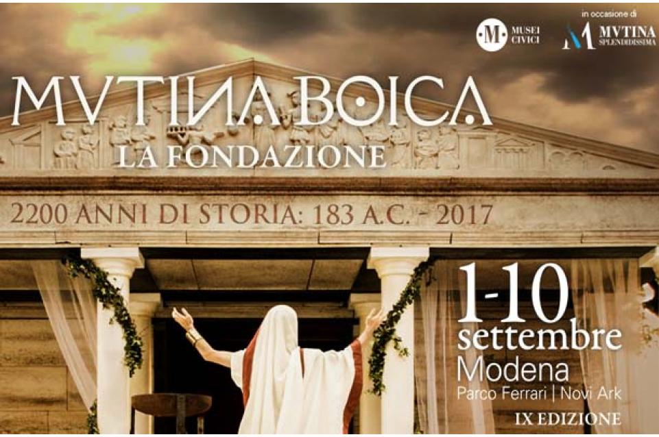 Multina Boica: dall'1 al 10 settembre a Modena si torna nell'antica Roma Multina Boica: dall'1 al 10 settembre a Modena si torna nell'antica Roma
