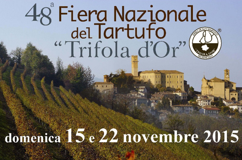 Il 15 e il 22 novembre a Murisengo arriva la "Fiera Nazionale del Tartufo Trifola d'Or" Il 15 e il 22 novembre a Murisengo arriva la "Fiera Nazionale del Tartufo Trifola d'Or"