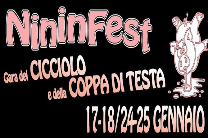 NininFest: la Sagra del maiale a Consandolo vi aspetta gli ultimi due weekend di gennaio NininFest: la Sagra del maiale a Consandolo vi aspetta gli ultimi due weekend di gennaio