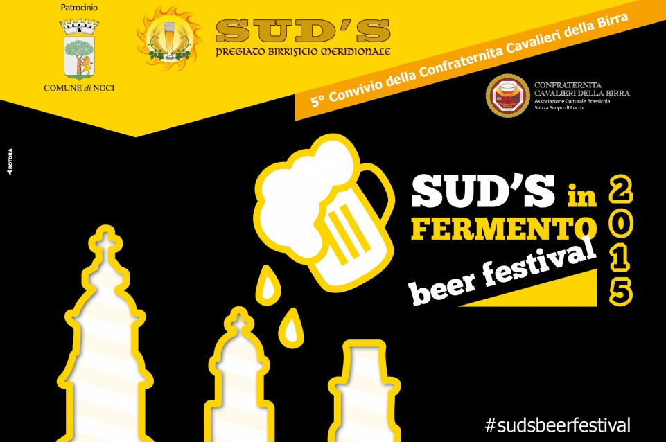 Dal 30 maggio al 2 giugno a Noci arriva "SUD'S in fermento - Beer Festival" Dal 30 maggio al 2 giugno a Noci arriva "SUD'S in fermento - Beer Festival"