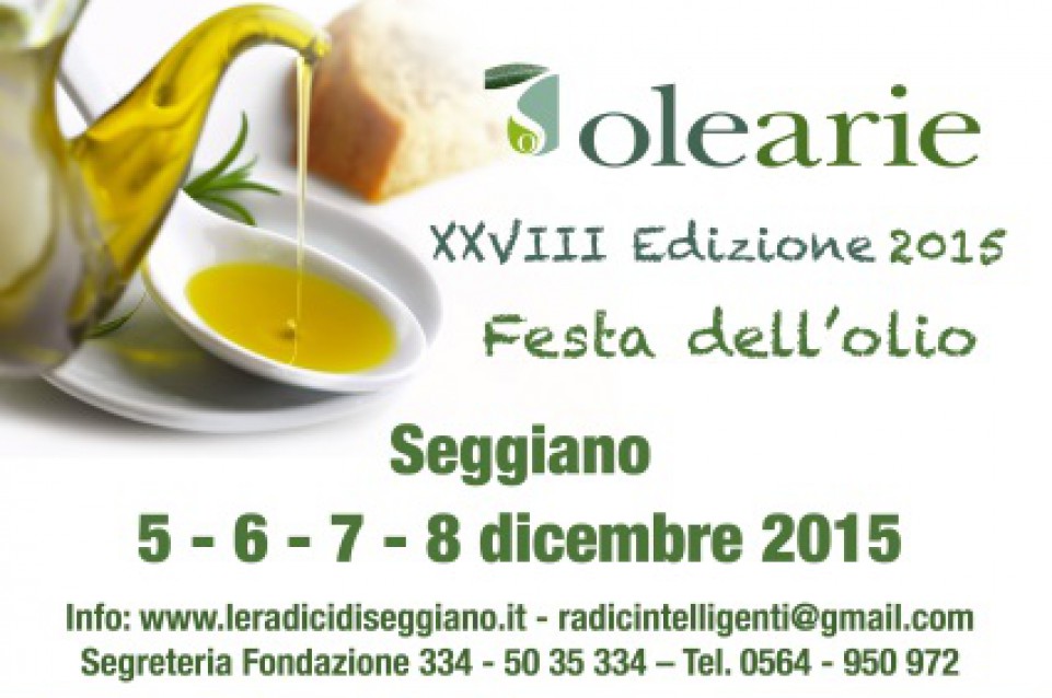 Olearie: dal 5 all'8 dicembre a Seggiano vi aspetta l'olio di montagna Olearie: dal 5 all'8 dicembre a Seggiano vi aspetta l'olio di montagna
