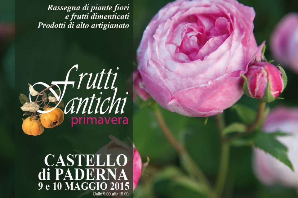 Il 9 e 10 maggio a Paderna di Pontenure la primavera si colora di "Frutti Antichi"