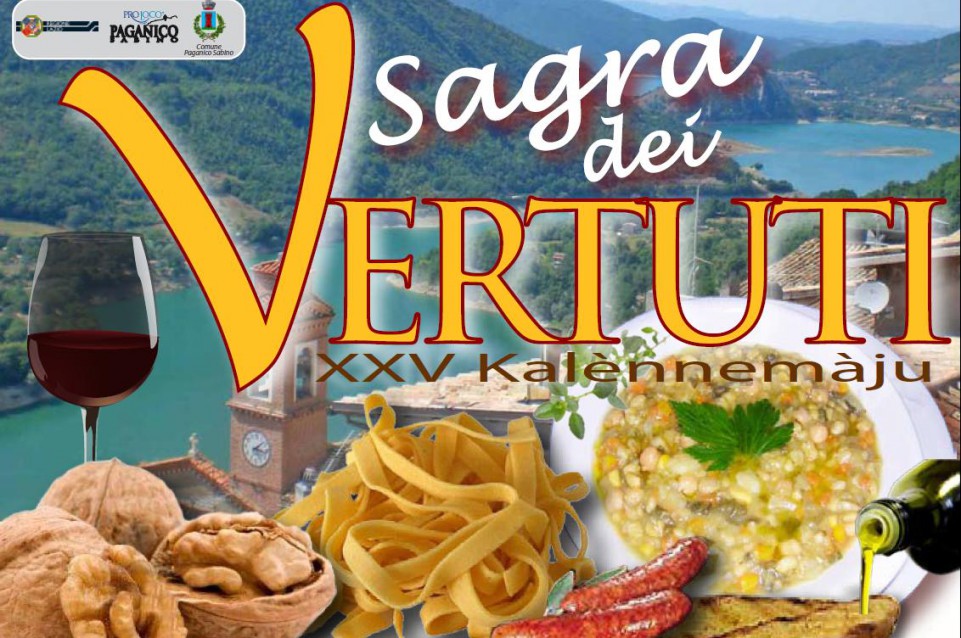Il primo maggio a Paganico Sabino torna la "Sagra dei Vertuti" Il primo maggio a Paganico Sabino torna la "Sagra dei Vertuti"