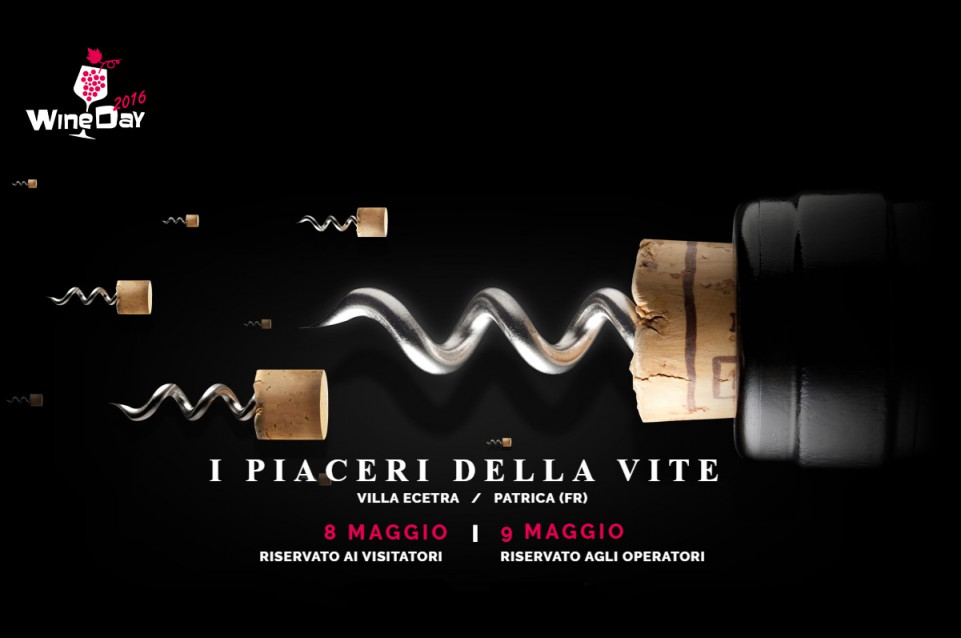 L'8 e il 9 maggio a Patrica appuntamento con il "Wine Day" 