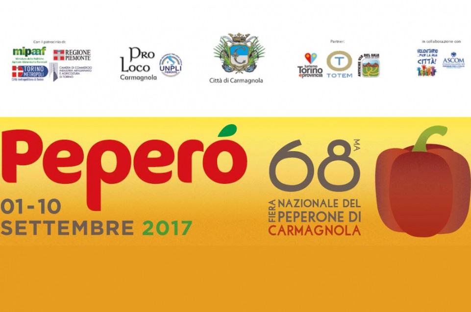 Peperò – Sagra del Peperone di Carmagnola: dall'1 al 10 settembre a Carmagnola 