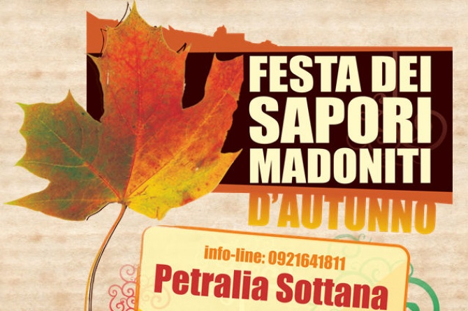 Dal 24 al 26 ottobre a Petralia Sottana vi aspetta la "Festa dei Sapori Monditi"