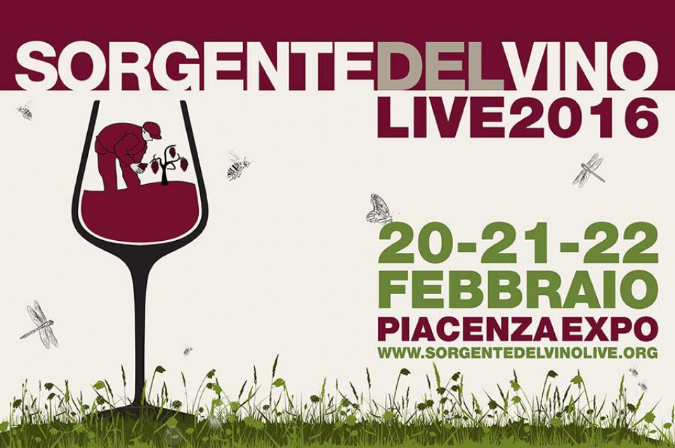 Dal 20 al 22 febbraio a Piacenza torna l'appuntamento con Sorgentedelvino LIVE 