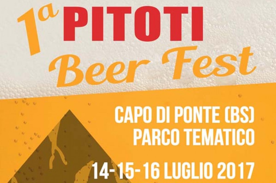 Pitoti Beer Fest: dal 14 al 16 luglio al Parco Tematico Capo di Ponte
