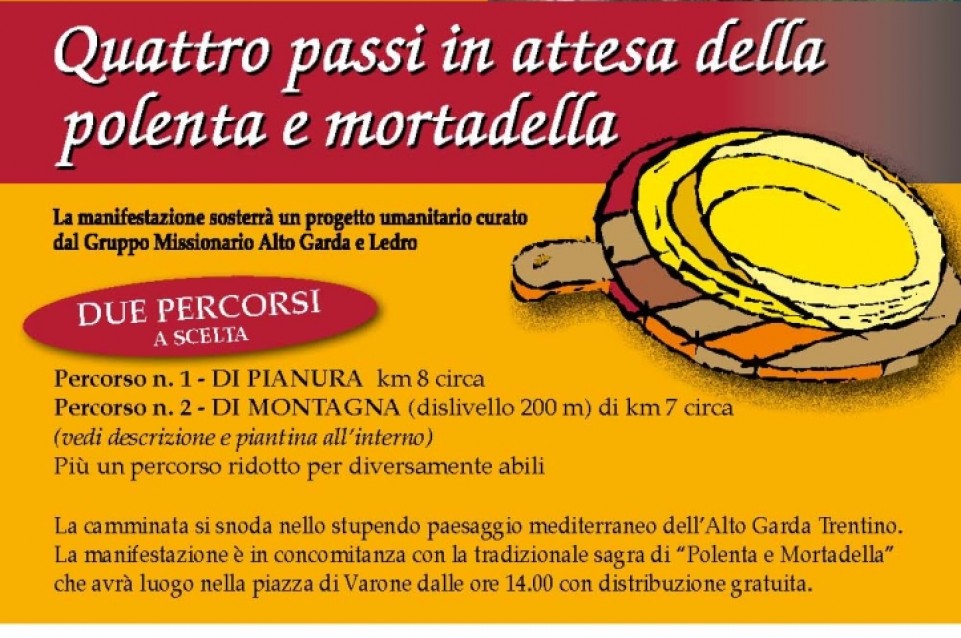 Polenta e mortadella: tradizione e gusto vi aspettano il 22 febbraio a Riva del Garda Polenta e mortadella: tradizione e gusto vi aspettano il 22 febbraio a Riva del Garda