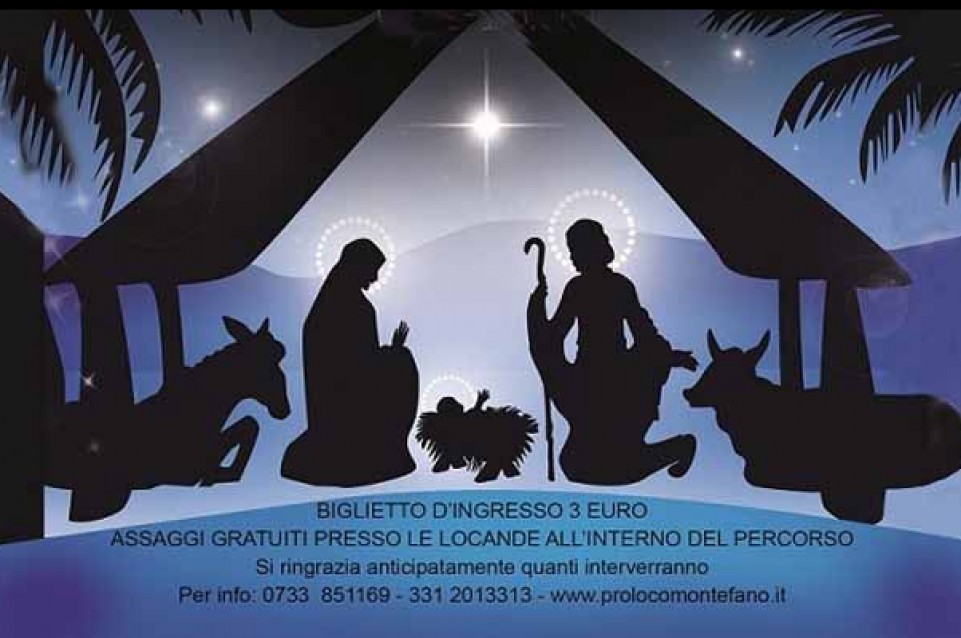 Presepe vivente: l'1, 6 e 7 gennaio a Montefano 