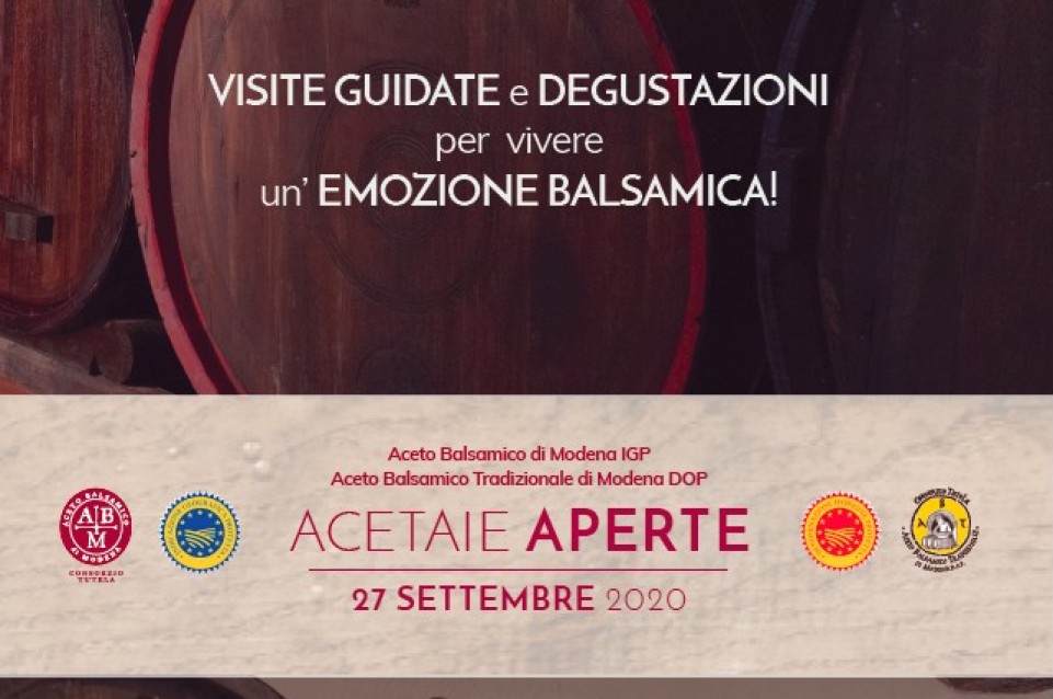 Domenica 27 settembre in provincia di Modena torna "Acetaie Aperte"