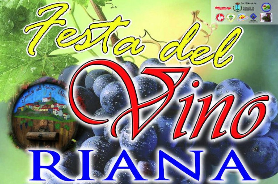 Domenica 18 ottobre a Riana vi aspetta il gusto con la "Festa del Vino"