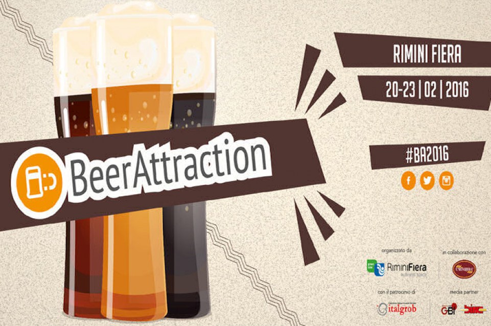 Dal 20 al 23 febbraio a Rimini torna Beer Attraction: l'evento della birra leader in Italia Dal 20 al 23 febbraio a Rimini torna Beer Attraction: l'evento della birra leader in Italia